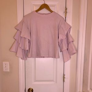 H&M bell sleeve top